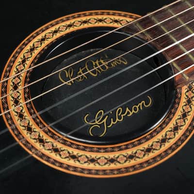 1984 Gibson Chet Atkins CE Solid-Body Nylon String Electric - Black - Narrow Neck image 19