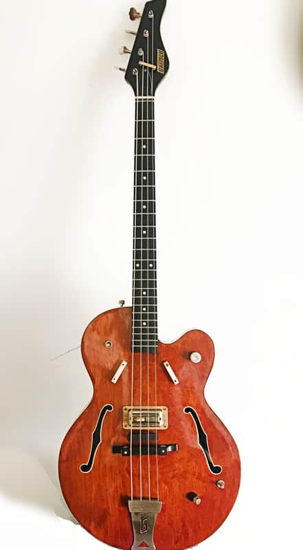 Vintage 1967 Gretsch model 6071 Electric Bass Guitar image 1