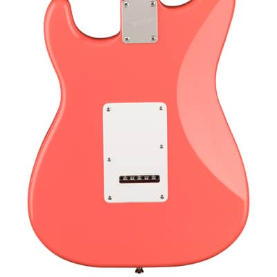 Fender Squier Sonic Stratocaster HSS - Tahititan Coral w/ Frontman 10G Amplifier image 3