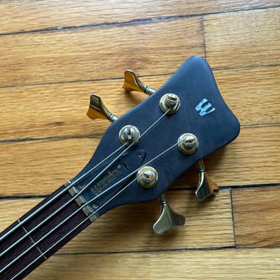 1997 Warwick Corvette “FNA” Fretless Conversion Electric Bass w/ Original Warwick Gigbag image 4
