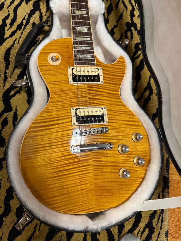Gibson Les Paul Slash Appetite Signed 2010 Amber AFD image 1
