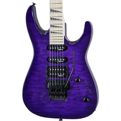 Jackson JS34Q Dinky DKAM Electric Guitar 2023 - Transparent Purple image 1