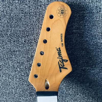 Tagima Strat Style Maple Guitar Neck, Rosewood 22 Frets Fingerboard image 6