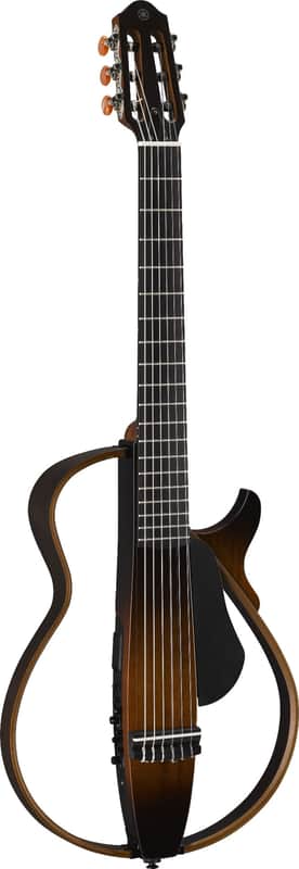 Yamaha Nylon String Silent Guitar Tobacco Sunburst image 1