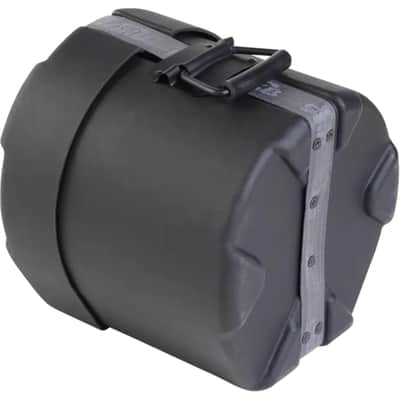 SKB 4" x 14" Snare Case with Padded Interior, D-Shaped Drum Design, and Molded in Feet for Upright Positioning and Stability, Black image 7
