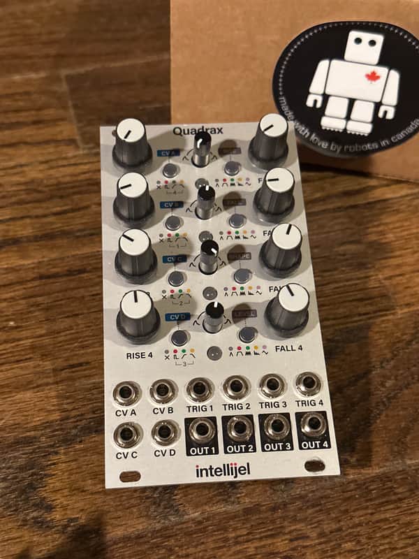 Intellijel Quadrax Quad Function Generator Eurorack Synth Module 2020 - Present - White image 1
