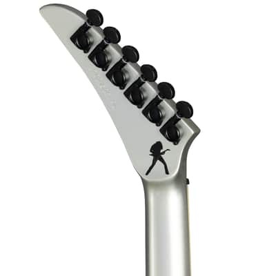 Kramer Dave Mustaine Vanguard Signature Electric Guitar, Silver Metallic - Open Box Demo image 6