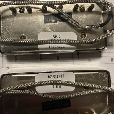 Gibson Burstbucker 1 and 2 Pickup Set—Nickel image 5