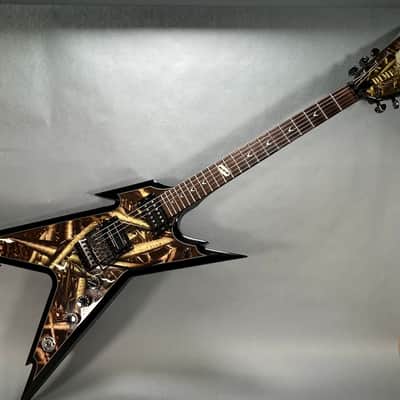 2006 Dean Dimebag Darrell Signature Razorback - Bone Shards image 2