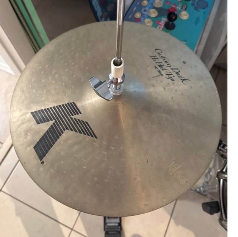 Zildjian 14" K Custom Dark Hi-Hat Cymbals (Pair) 1995 - Present - Traditional image 1