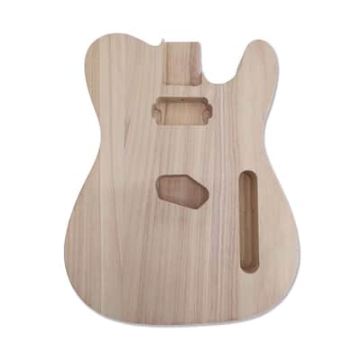 Telecaster Style Electric Guitar Body Lightweight Paulownia Wood image 1