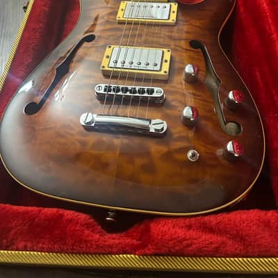 Schecter Diamond Series C-1 E/A 2000s - Dark Vintage Sunburst w/ Tweed Case image 3