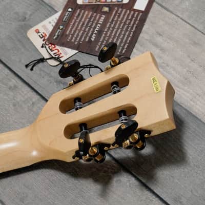 Kala KA-ASFM-C-C All Solid 'Flamed Maple' Electro Cutaway Concert Ukulele, Satin image 12