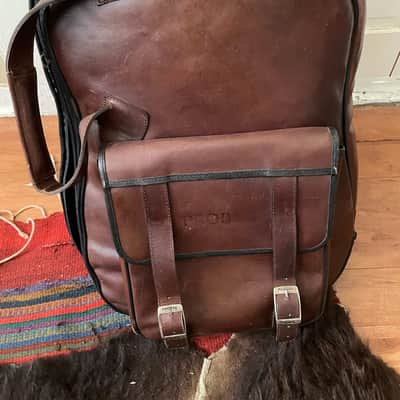 Probag Leather DOUBLE gig bag for Electric Bass 2022 image 10