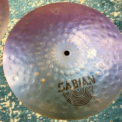 #2 SUPER RARE PSYCHEDELIC PURPLE 12" Sabian TONY VERDEROSA VFX Mini Hats 766g 1447g image 5