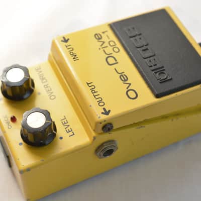 BOSS OD-1 Overdrive NEC C4558C Long Dash Made in Japan 1981 image 4