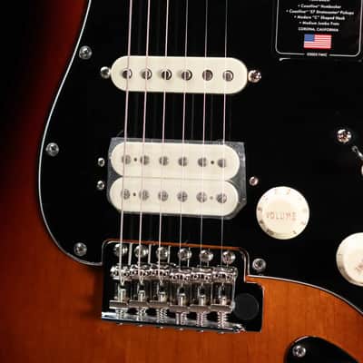 Fender American Professional Classic Stratocaster HSS Electric Guitar - 3-Color Sunburst with Gig Bag image 10