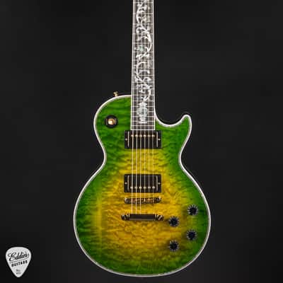 Gibson Custom Shop PSL Les Paul Ultima 5A "Tree of Life" Iguana Burst #CS600155 image 3