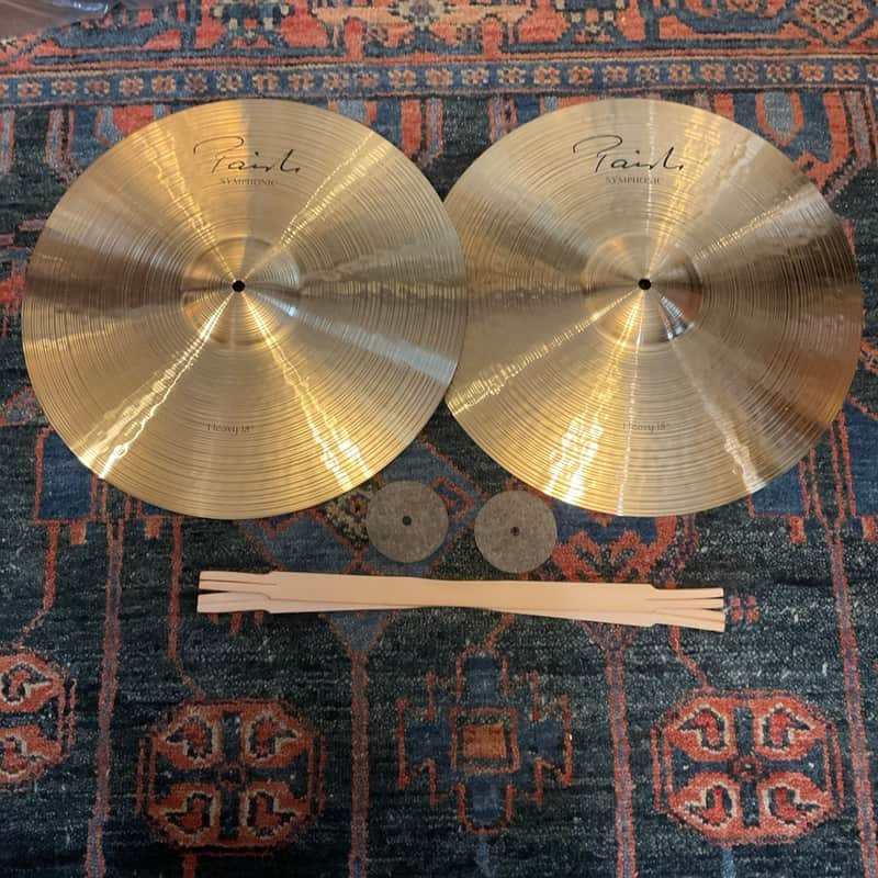 Paiste 18” Signature Symphonic - Heavy Hand Cymbals, Pair image 1