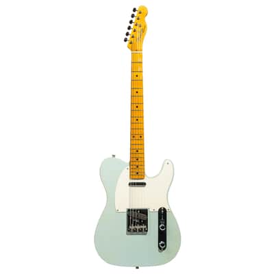 Fender Custom Shop '55 Telecaster Journeyman Relic Electric Guitar, Super Aged Sonic Blue image 4
