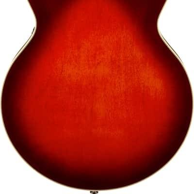 Gretsch G2655 Streamliner Center Block Jr. Double-Cut Guitar with V-Stoptail, Laurel Fingerboard, Claret Burst image 3