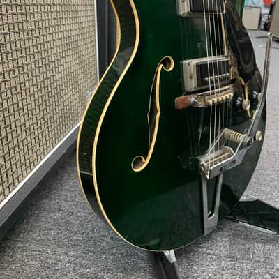 Yamaha SA-30 T Hollow Body with Tremolo 1967 - 1972 - Dark Green image 7