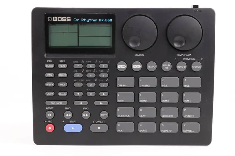 Repaired BOSS DR-660 Dr. Rhythm Drum Machine Roland TR808 New Internal Battery image 1