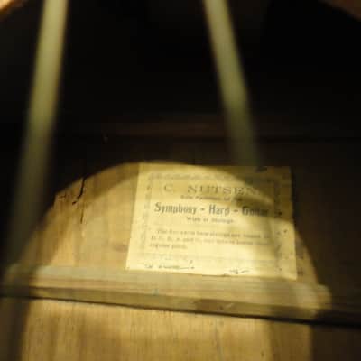 Knutsen Symphony 18 String Harp Guitar 1902 Natural image 19