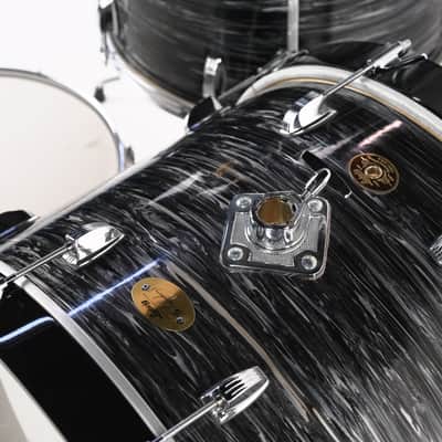 Ludwig 90th Anniversary Limited Edition Classic Maple Vintage Black Oyster Pearl Owned by Travis Barker image 5