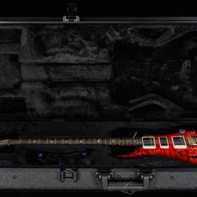 PRS Wood Library Willcutt Exclusive Special Semi-Hollow Quilt Maple Blood Orange Smokeburst 10 Top (056) image 7