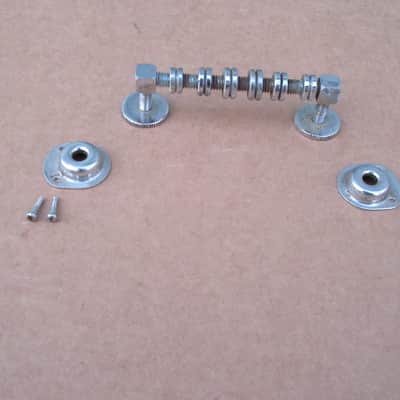 1960s Silvertone Hofner Eko Teisco Greco Kent Aria Guitar Roller Bridge W Mounts image 2