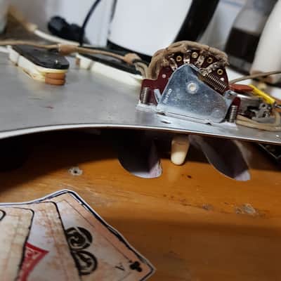 Fender Stratocaster 1962 Natural Slab board/veneer Transition month image 16