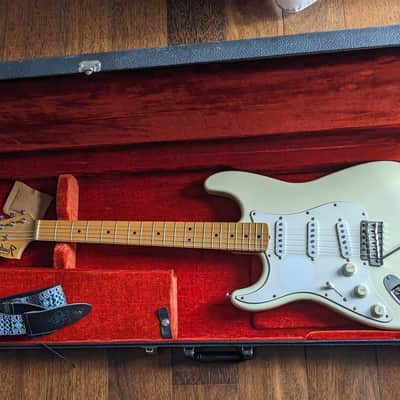 Fender Jimi Hendrix Artist Series Tribute Stratocaster 1997 USA Olympic White image 4