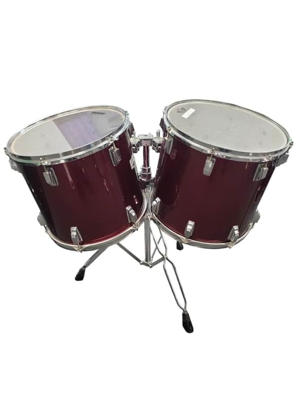 1987 Tama Swingstar 14" & 15" Tom w/ Double Mount Stand MIJ image 1