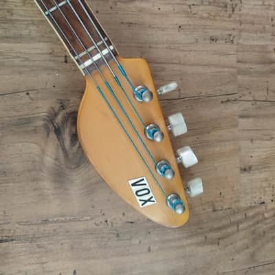 Vintage 1960s Vox Bill 'Wyman Bass' Teardrop Original UK Sunburst image 4