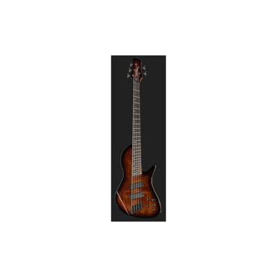Harley Benton MSB-5 Black Flame Burl image 2