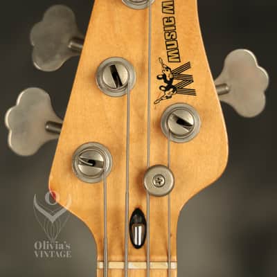 1978 Music Man Stingray Bass Black image 3