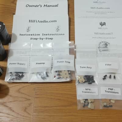 Kenwood model 650 restoration kit filter capacitor repair rebuild fix image 2