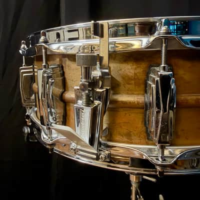 Ludwig LC661 Copper Phonic 5x14" 10-Lug Snare Drum 2016 - Present Raw Copper image 2