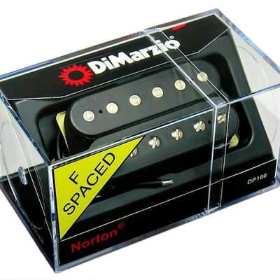 DiMarzio DP160FBK Norton® Humbucker Guitar Pickup, F-Spaced, Black