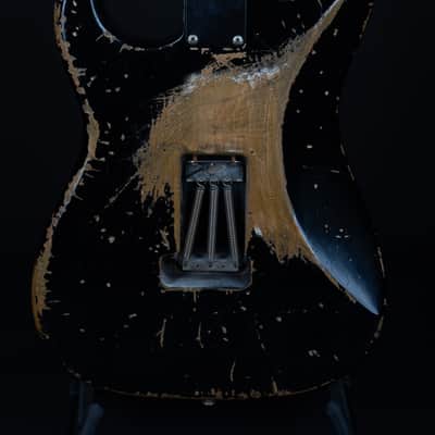 Fender Jason Smith Masterbuilt 1956 Stratocaster Ultimate Retro Floyd 2012 - Black image 7