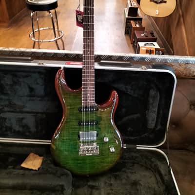 MUSIC MAN Luke 3 HSS Lusciou Green Flame Fi Ro Ma image 3