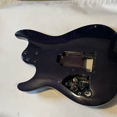 2007 Korean Korean Ibanez S470DXQM Blue Moon Burst Guitar Body ZR Tremolo Ready image 13