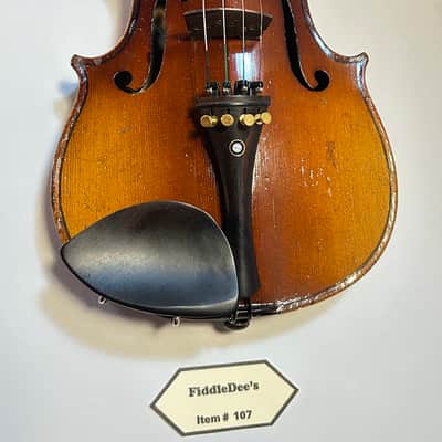 4/4 Adult Vintage Violin Unlabeled believed to be German 1910 - Varnished Maple & Spruce image 11