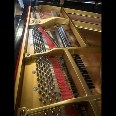 Wurlitzer Baby Grand Piano 5'2" Glossy Black Beautiful Tone image 8