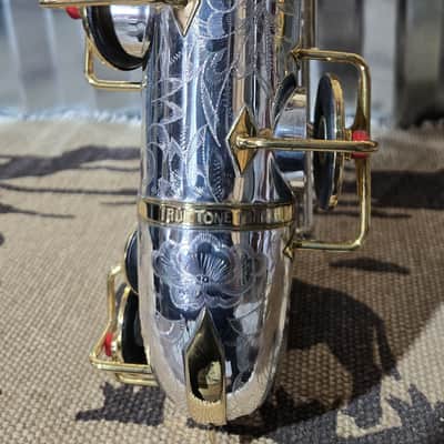 Buescher True Tone Alto Sax 1925 - Silver and 24K Gold Plate image 2