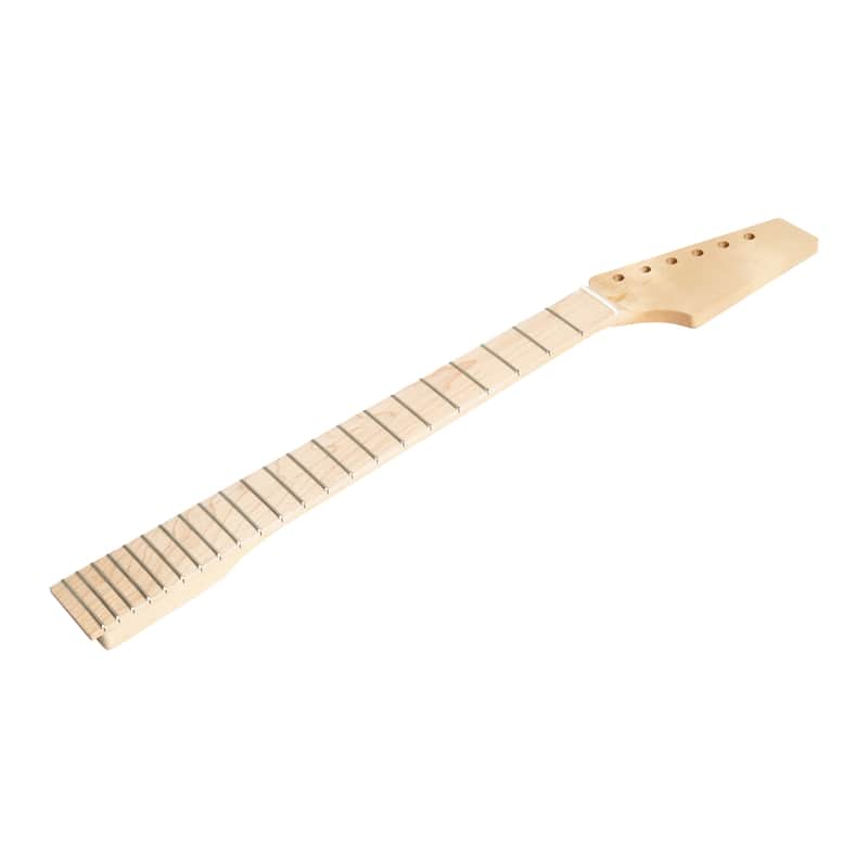 AE Guitars® T-Style Guitar Neck 22 Frets Maple No Inlay image 1