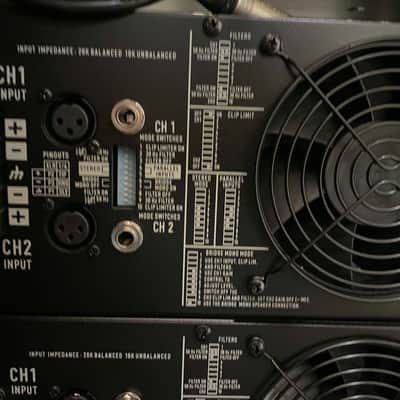 ( PAIR ) QSC RMX5050a RMXa Series Rack-Mounted Power Amp 2010s - Black image 4