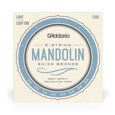 D'Addario 80/20 Bronze Wound Mandolin Strings 10-34 image 5