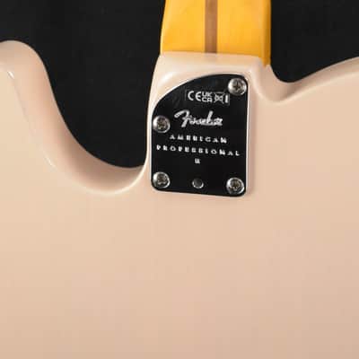 Mint Fender American Professional II Telecaster Thinline Transparent Shell Pink Maple Fingerboard image 8